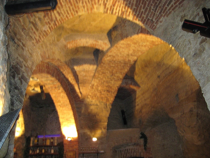 prague_with_luis_108.jpg - It was built in a 1000 year old wine cellar belonging to the King.