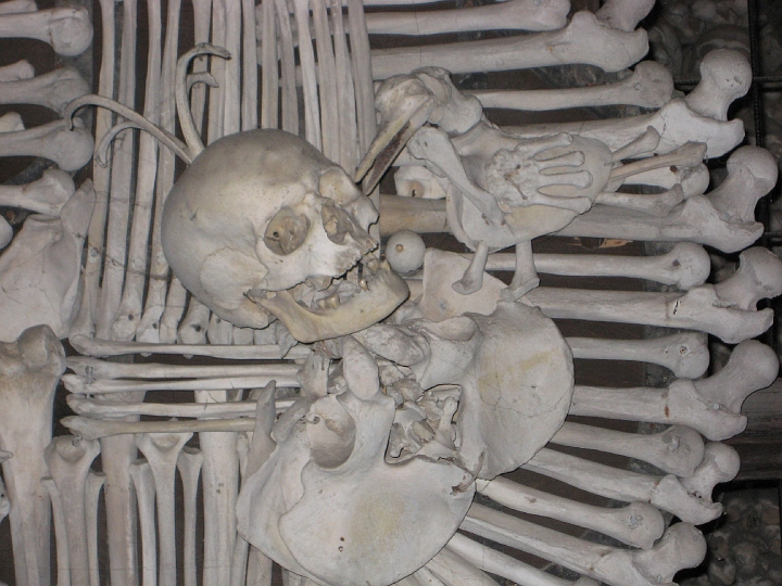 prague_with_luis_051.jpg - The church was decorated with bones by a blind man.